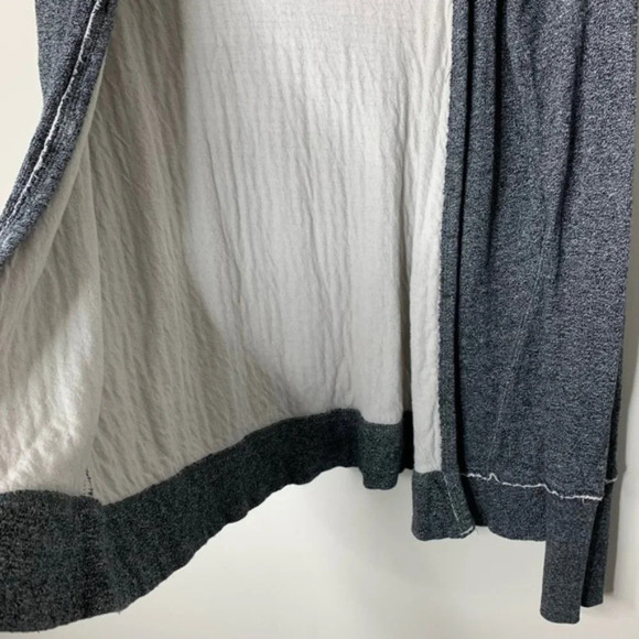 Roots Women's Cardigan Sweater Heathered Open front Buttons Cotton y2k 2000s S - Picture 4 of 9